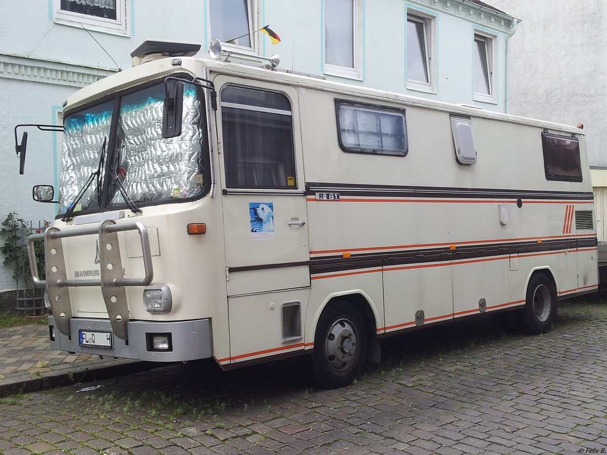 Magirus-Deutz R81 Wohnmobil in Flensburg.