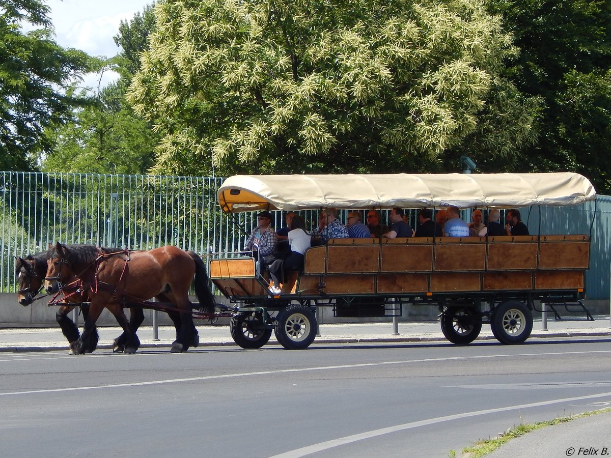 Pferdekutsche in Berlin.