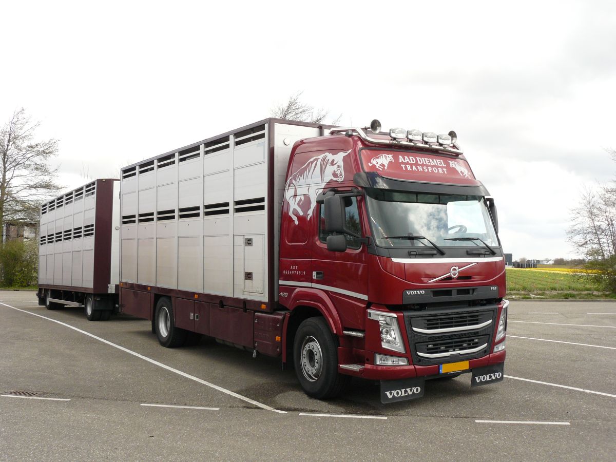 Volvo FM Baujahr 2013. Voorhout, Niederlande 19-04-2015.