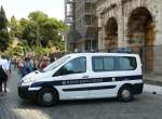 Citron Jumpy Polizia Roma Capitale. Rom, Italien 30-08-2014.