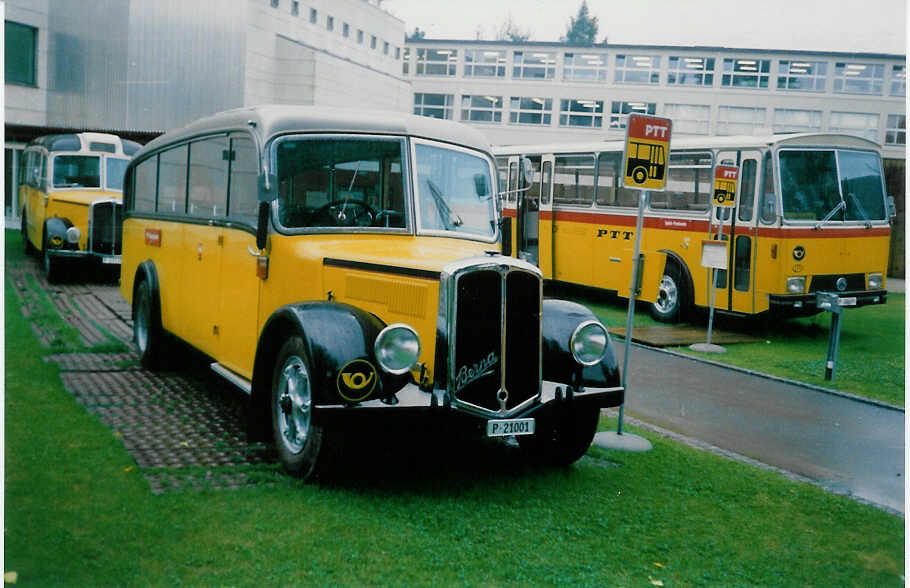 (009'833) - PTT-Regie - P 21'001 - Berna/Seitz am 28. August 1993 in Bern, PTT-Museum