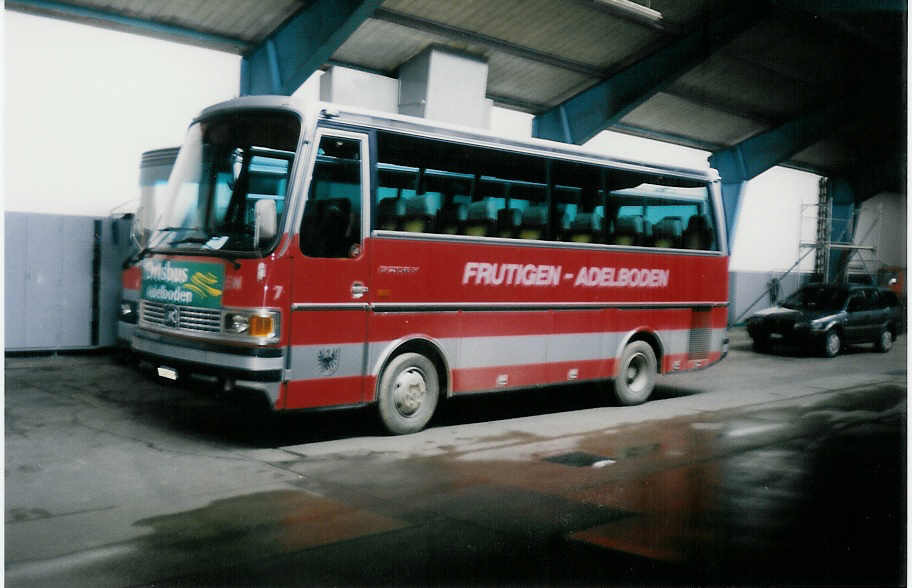 (014'018) - AFA Adelboden - Nr. 7/BE 26'707 - Setra (ex Born, Olten) am 25. Mai 1996 im Autobahnhof Adelboden