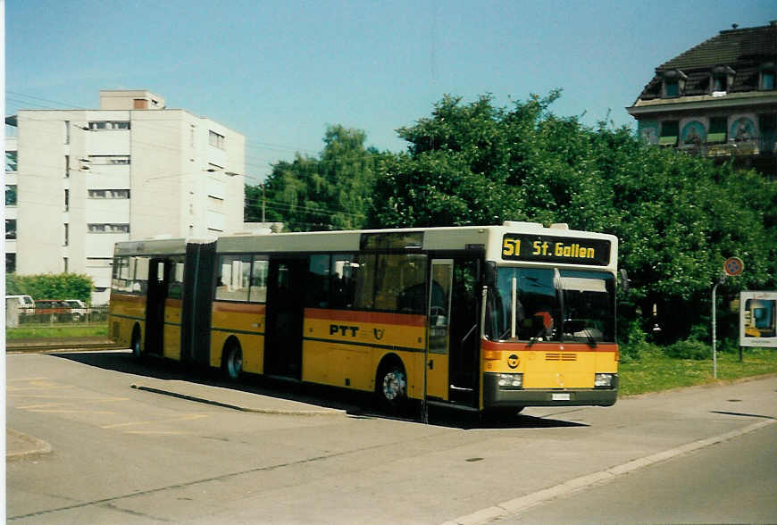 (014'309) - Cars Alpin Neff, Arbon - Nr. 8/TG 18'880 - Mercedes am 3. Juli 1996 beim Bahnhof Arbon