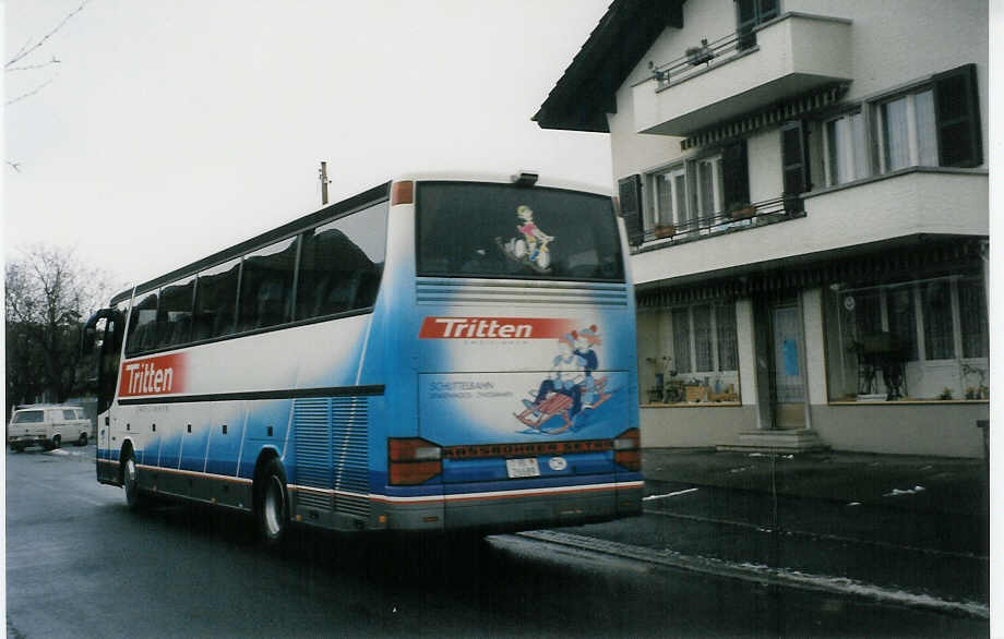 (029'208) - Tritten, Zweisimmen - BE 26'689 - Setra am 27. Januar 1999 in Thun-Lerchenfeld, Endstation