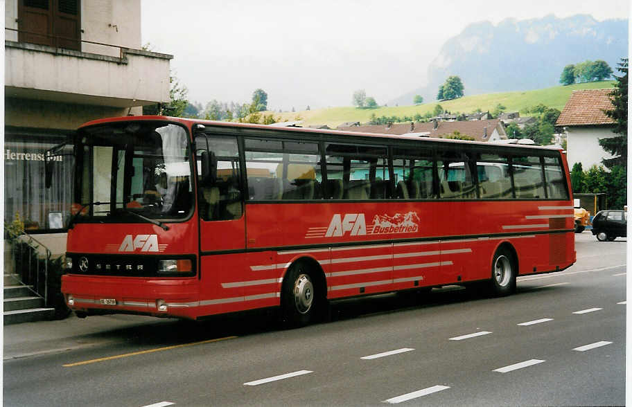 (034'605) - AFA Adelboden - Nr. 9/BE 26'709 - Setra am 15. Juli 1999 in Gwatt, Gwattstrasse