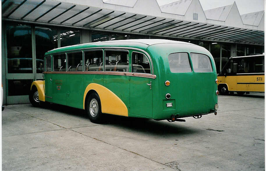 (037'307) - AvH Heimenschwand - Nr. 5 - Saurer/Gangloff am 12. Oktober 1999 in Thun, Garage STI