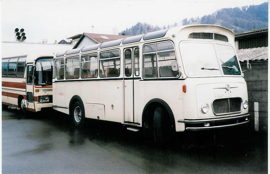 (039'421) - Brunner, Thun - FBW/FHS (ex M+79'510) am 29. Februar 2000 in Thun, Garage STI