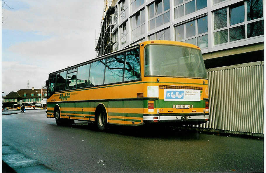 (039'931) - STI Thun - Nr. 18/BE 26'814 - Setra (ex AvH Heimenschwand Nr. 1) am 27. Mrz 2000 bei der Schifflndte Thun