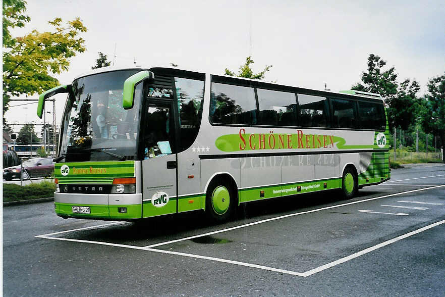 (040'822) - Aus Deutschland: RVG Thringer Wald, Suhl - SHL-RG 21 - Setra am 6. Juni 2000 in Thun, Seestrasse