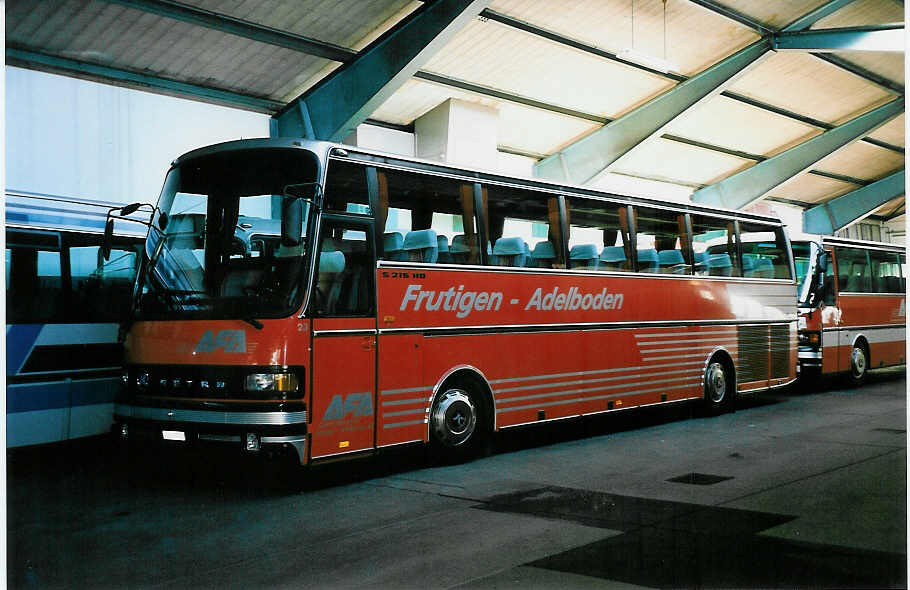 (043'629) - AFA Adelboden - Nr. 23/BE 26'773 - Setra am 22. Oktober 2000 im Autobahnhof Adelboden