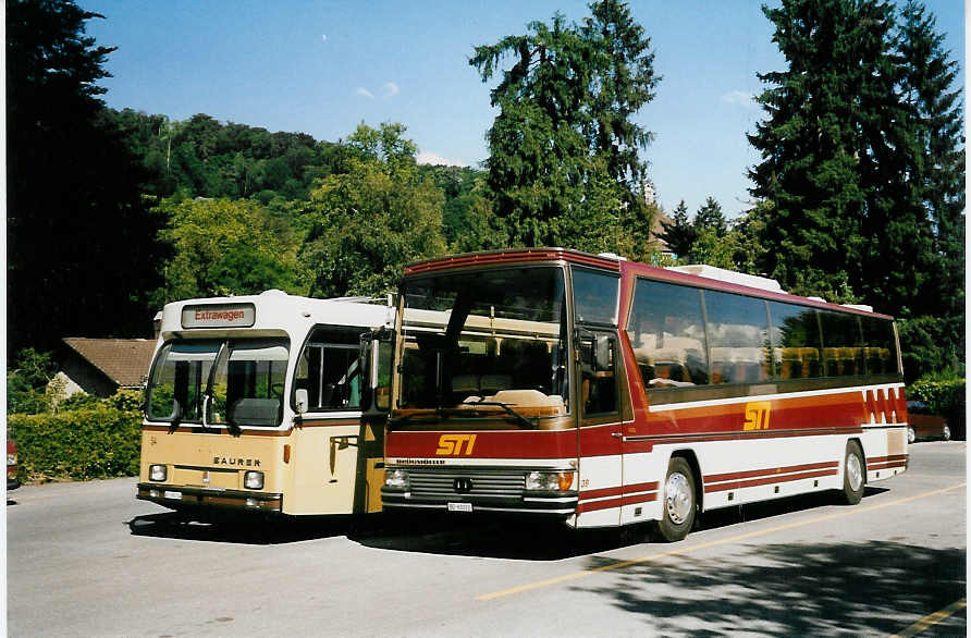 (047'412) - STI Thun - Nr. 39/BE 61'012 - Drgmller (ex TSG Blumenstein Nr. 9) am 21. Juni 2001 bei der Schifflndte Thun