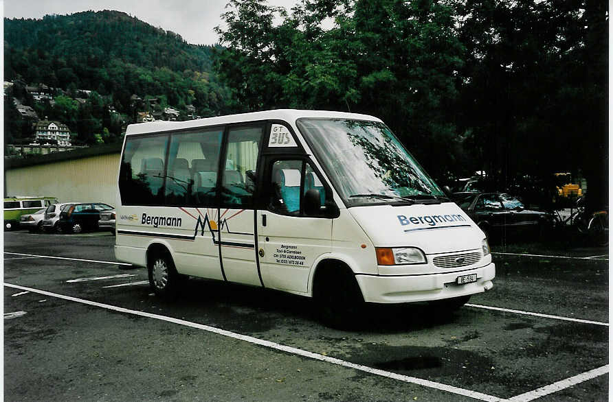 (049'803) - Bergmann, Adelboden - BE 534 - Ford am 21. September 2001 in Thun, Seestrasse