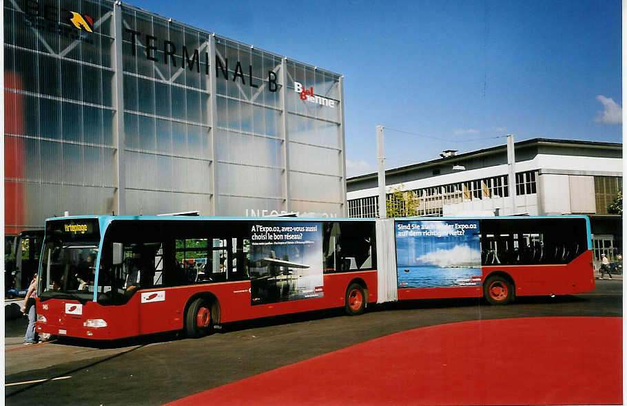 (053'513) - VB Biel - Nr. 145/BE 572'145 - Mercedes am 20. Mai 2002 in Biel, Terminal B