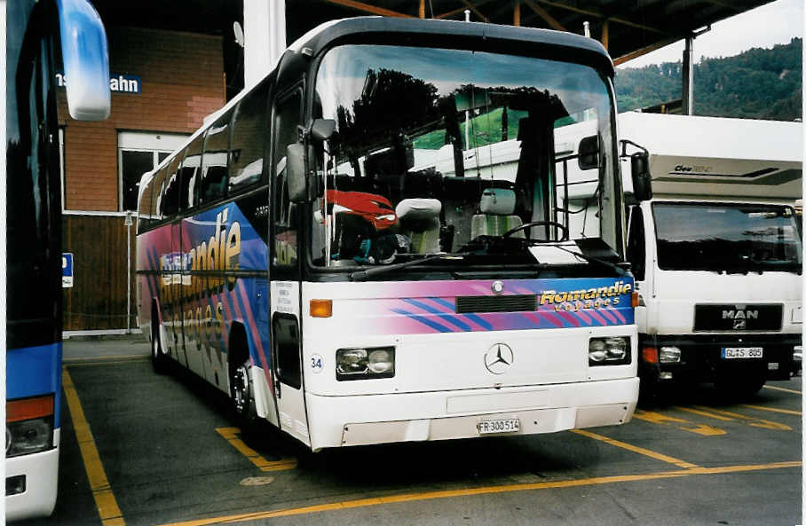 (055'530) - Horner, Tafers - Nr. 34/FR 300'514 - Mercedes am 26. August 2002 in Thun, Grabengut