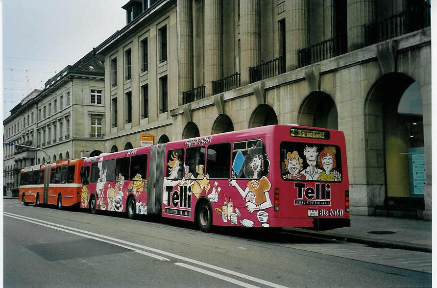 (057'810) - AAR bus+bahn, Aarau - Nr. 133/AG 19'933 - Volvo/Hess am 27. Dezember 2002 beim Bahnhof Aarau