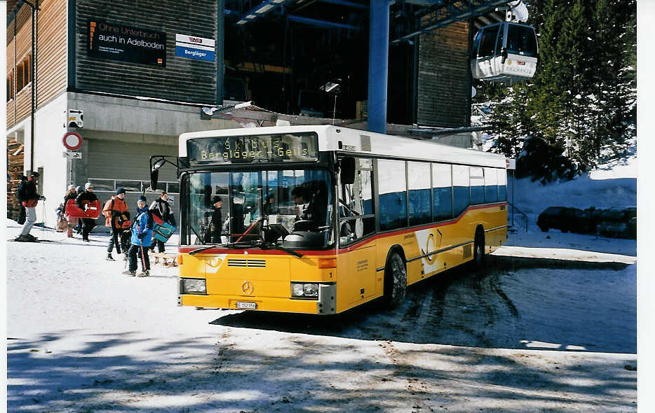 (058'723) - Portenier, Adelboden - Nr. 1/BE 152'056 - Mercedes (ex P 25'197; ex In Albon, Visp Nr. 4) am 18. Februar 2003 in Adelboden, Berglger