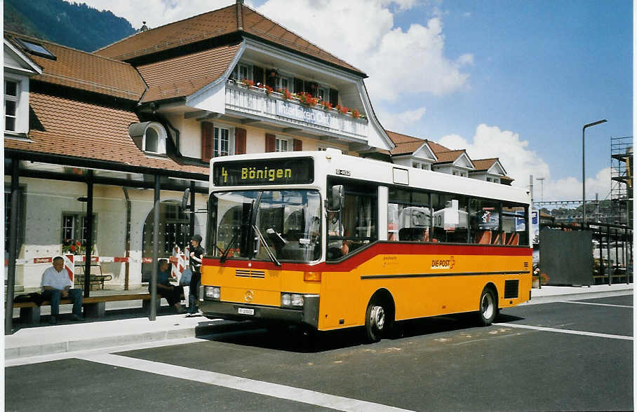 (061'316) - PTT-Regie - P 23'002 - NAW/Gppel (ex Selfors, Meiringen; ex P 22'020; ex Meray, Delmont; ex LVB Lenk) am 7. Juli 2003 beim Bahnhof Interlaken Ost