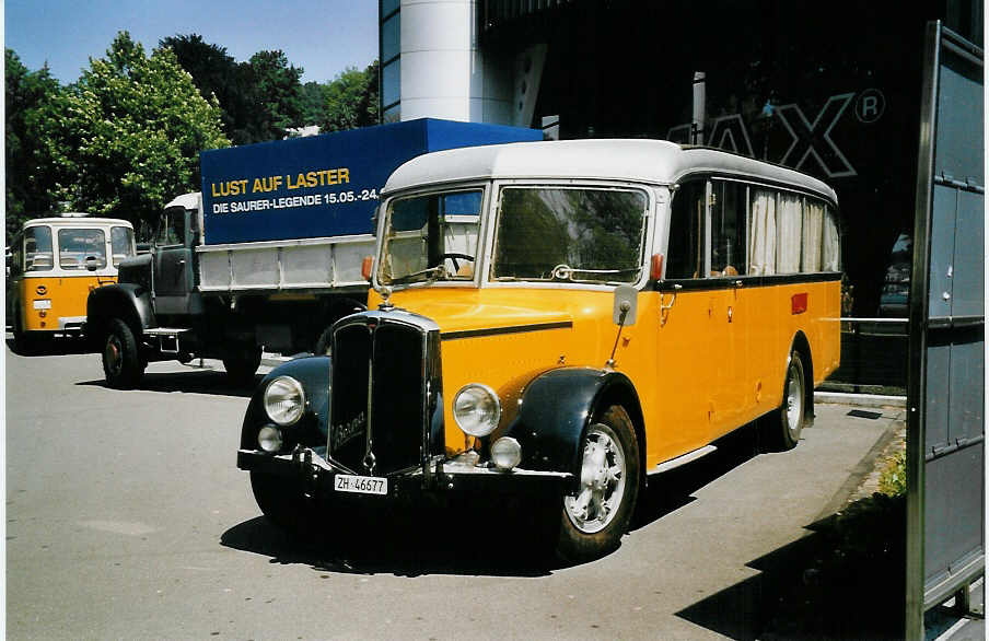 (061'505) - Maurer, Bretswil - ZH 46'677 - Berna/Seitz (ex P 22'007) am 13. Juli 2003 in Luzern, Verkehrshaus