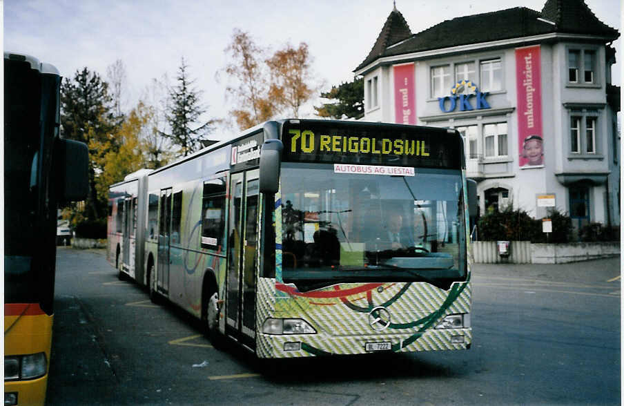 (064'318) - AAGL Liestal - Nr. 94/BL 7222 - Mercedes am 15. November 2003 beim Bahnhof Liestal