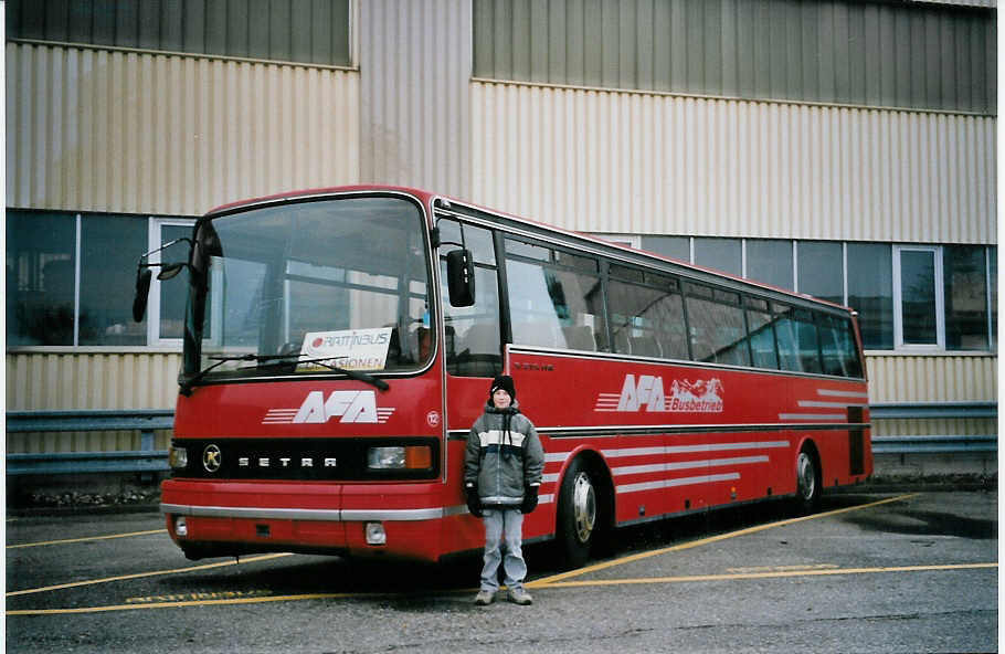 (064'413) - AFA Adelboden - Nr. 12 - Setra am 22. November 2003 in Biel, Rattinbus