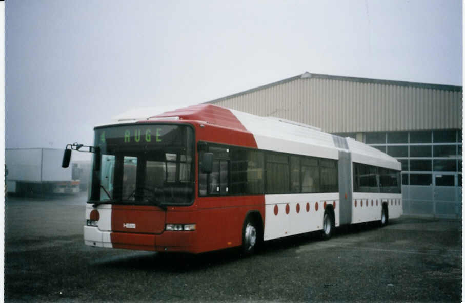 (064'419) - TPF Fribourg - Nr. 517 - MAN/Hess Gelenkduobus am 22. November 2003 in Bellach, Hess