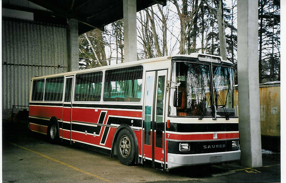 (065'211) - Gander, Chteau-d'Oex - Nr. 7 - Saurer/R&J (ex ASKA Aeschi Nr. 7) am 25. Januar 2004 in Niederscherli