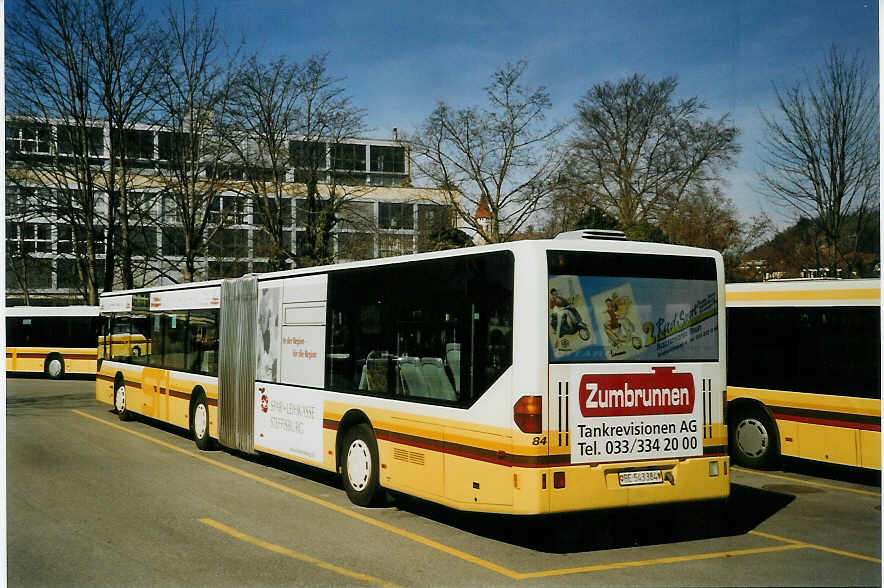 (066'027) - STI Thun - Nr. 84/BE 543'384 - Mercedes am 16. Mrz 2004 bei der Schifflndte Thun