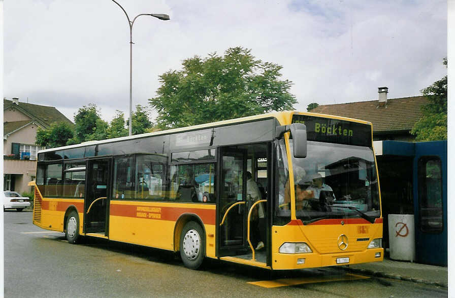 (069'303) - AGSE Eptingen - BL 7883 - Mercedes am 10. Juli 2004 beim Bahnhof Sissach