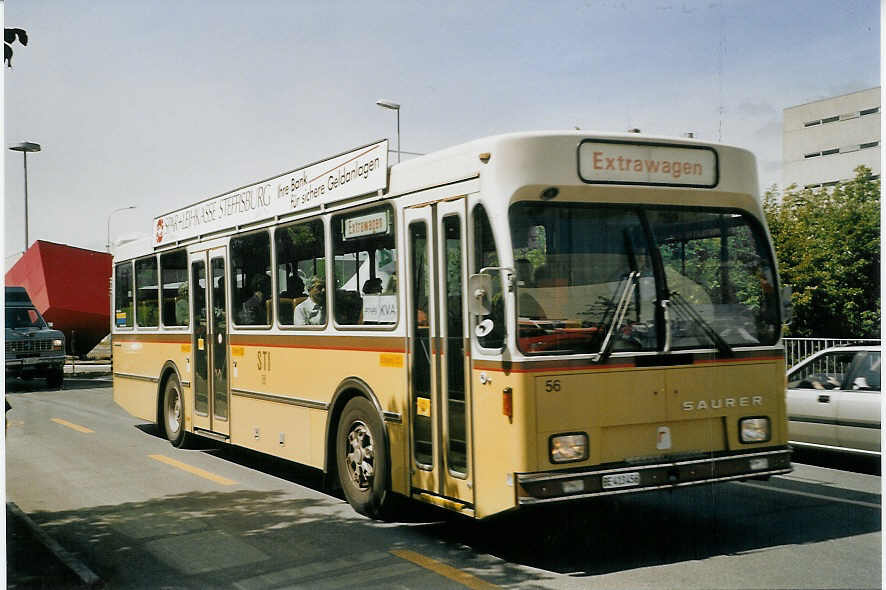 (070'331) - STI Thun - Nr. 56/BE 413'456 - Saurer/R&J am 22. August 2004 in Thun, KVA