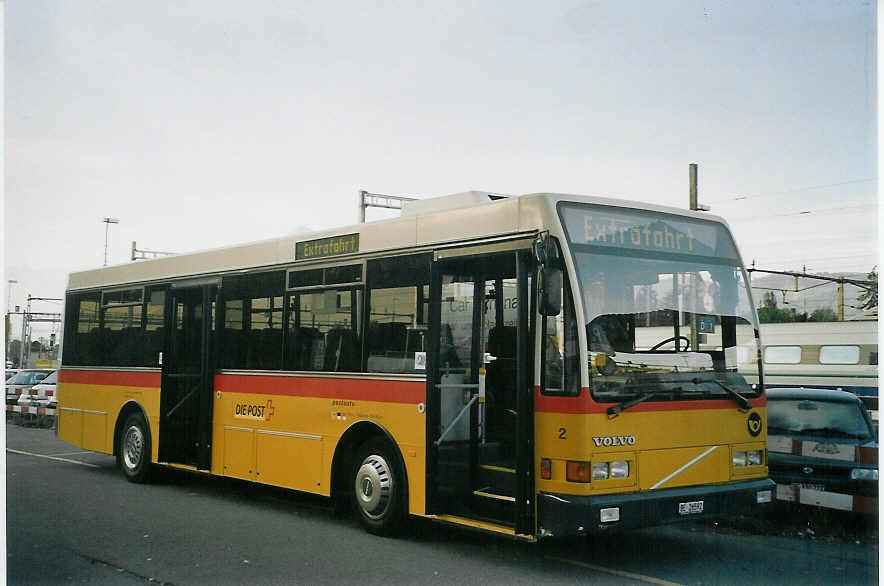 (071'020) - Gurtner, Worb - Nr. 2/BE 26'592 - Volvo/Berkhof am 13. September 2004 in Thun, CarTerminal