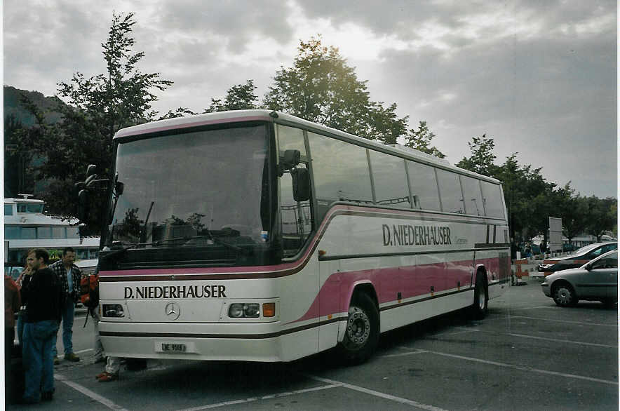 (071'317) - Niederhauser, Gerzensee - BE 9169 - Mercedes am 3. Oktober 2004 in Thun, CarTerminal