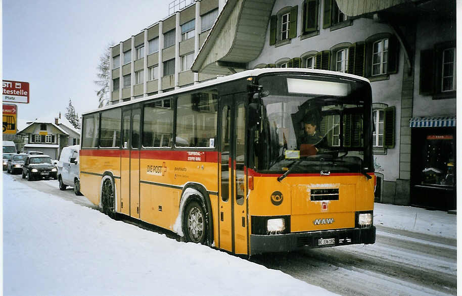 (074'331) - Burri, Teuffenthal - BE 336'192 - NAW/R&J am 24. Januar 2005 in Steffisburg, Platz