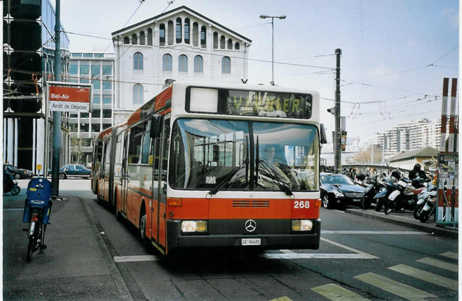 (074'934) - TPG Genve - Nr. 268/GE 96'481 - Mercedes am 24. Februar 2005 in Genve, Bel-Air