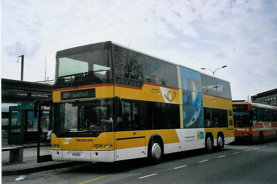 (075'818) - Wyss, Boningen - SO 21'724 - Neoplan am 31. Mrz 2005 beim Bahnhof Olten