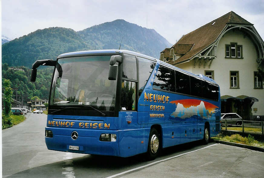 (076'623) - Klin, Wdenswil - ZH 147'733 - Mercedes am 21. Mai 2005 beim Bahnhof Interlaken West