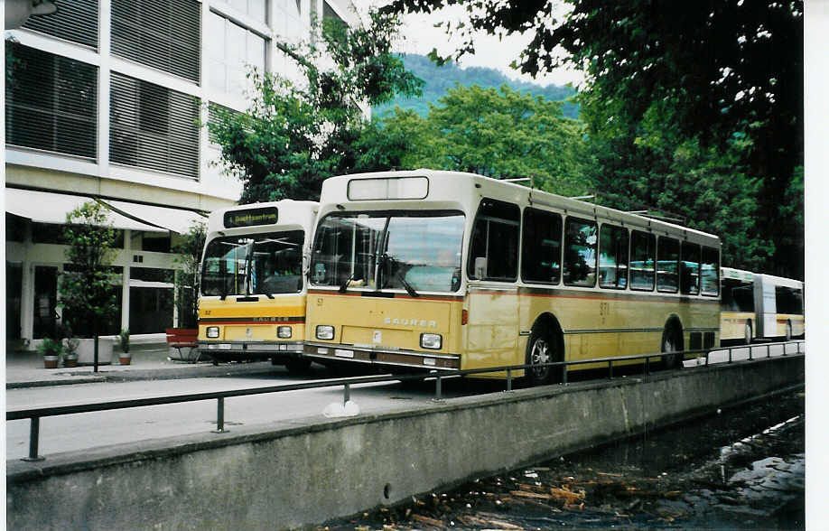 (079'707) - STI Thun - Nr. 57/BE 413'457 - Saurer/R&J am 25. August 2005 bei der Schifflndte Thun