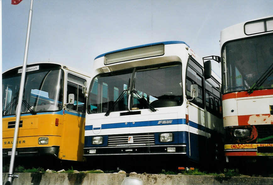 (079'730) - ZVB Zug - Nr. 151 - FBW/R&J (ex Nr. 25) am 27. August 2005 in Btzberg, Heiniger