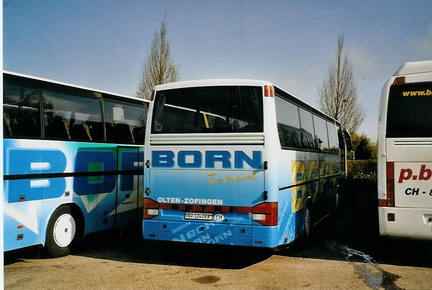 (080'736) - Aus der Schweiz: Born, Olten - Nr. 3/SO 124'091 - Setra am 17. Oktober 2005 in Rust, Europapark