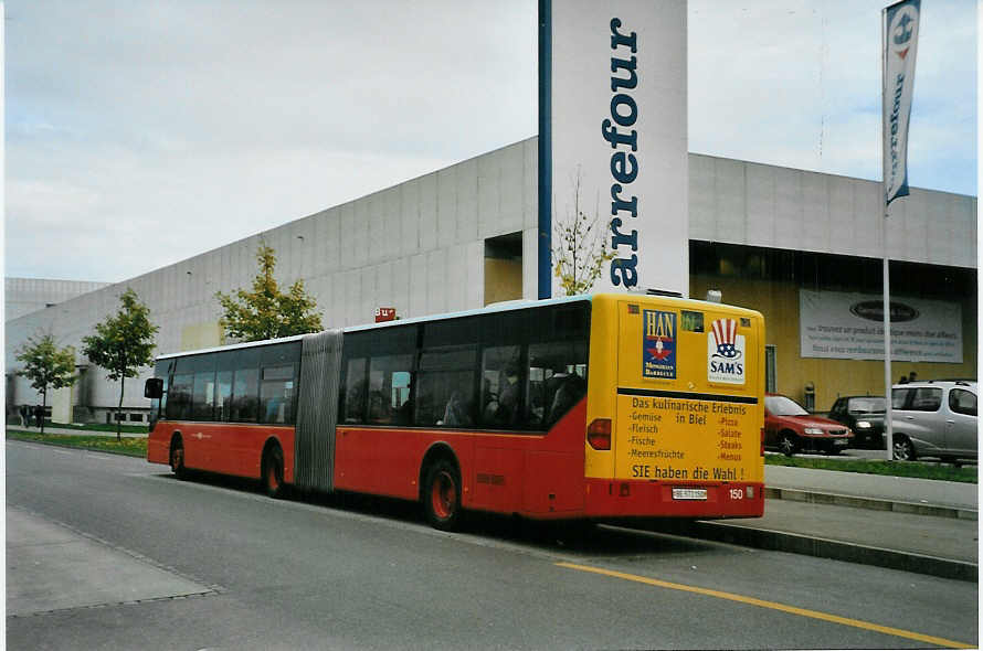 (081'511) - VB Biel - Nr. 150/BE 572'150 - Mercedes am 12. November 2005 in Biel, Centre Boujean