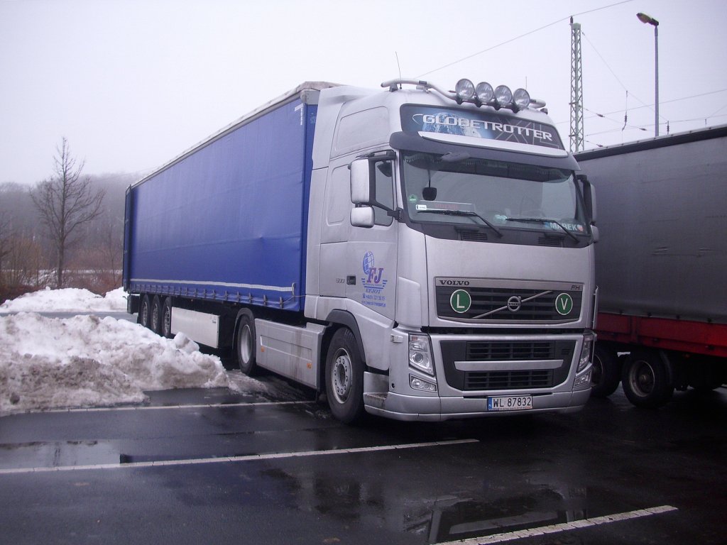 Volvo Sattelzug in Bergen.