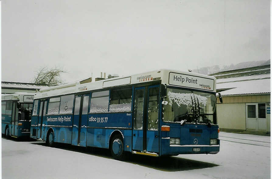 (082'219) - Swisscom, Worblaufen - SO 154'905 - Mercedes (ex VZO Grningen Nr. 40) am 28. Dezember 2005 in Bellach, Hess