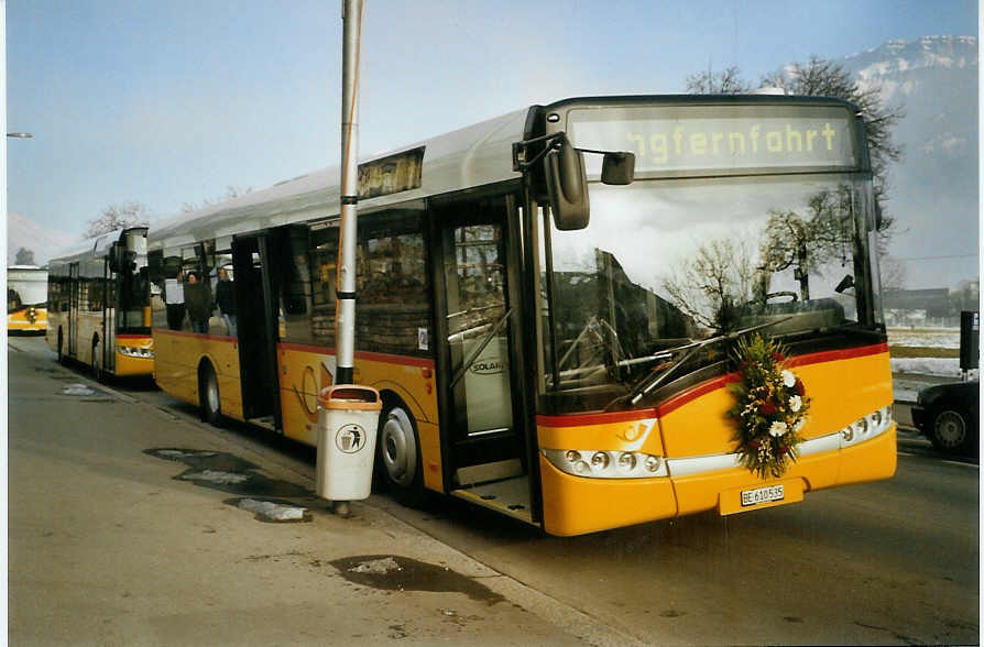 (082'613) - PostAuto Bern - BE 610'535 - Solaris am 14. Januar 2006 in Interlaken, Jungfrau