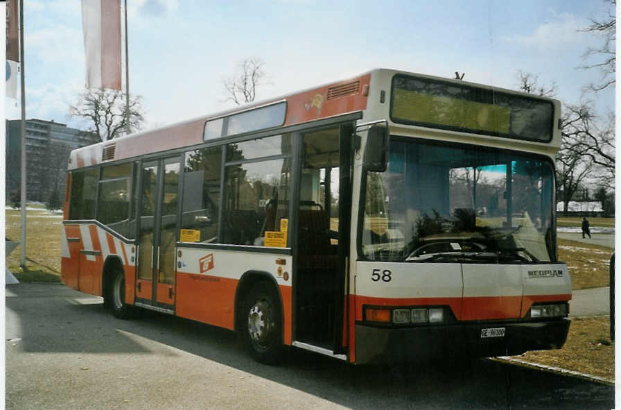 (083'610) - Dupraz, Genve - Nr. 58/GE 96'100 - Neoplan am 6. Mrz 2006 in Genve, Palexpo