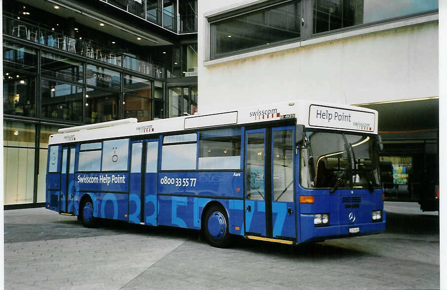 (086'815) - Swisscom, Worblaufen - SO 154'903 - Mercedes (ex VZO Grningen Nr. 26) am 23. Juni 2006 in Thun, Aarefeldplatz