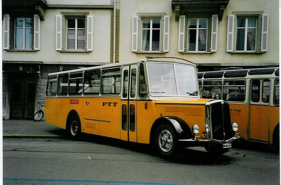 (087'018) - CarPostal Ouest - VD 504'161 - Berna/R&J (ex Fuchser, Aegerten; ex Wohlgemuth, Hochwald) am 25. Juni 2006 in Bern, Museum fr Kommunikation