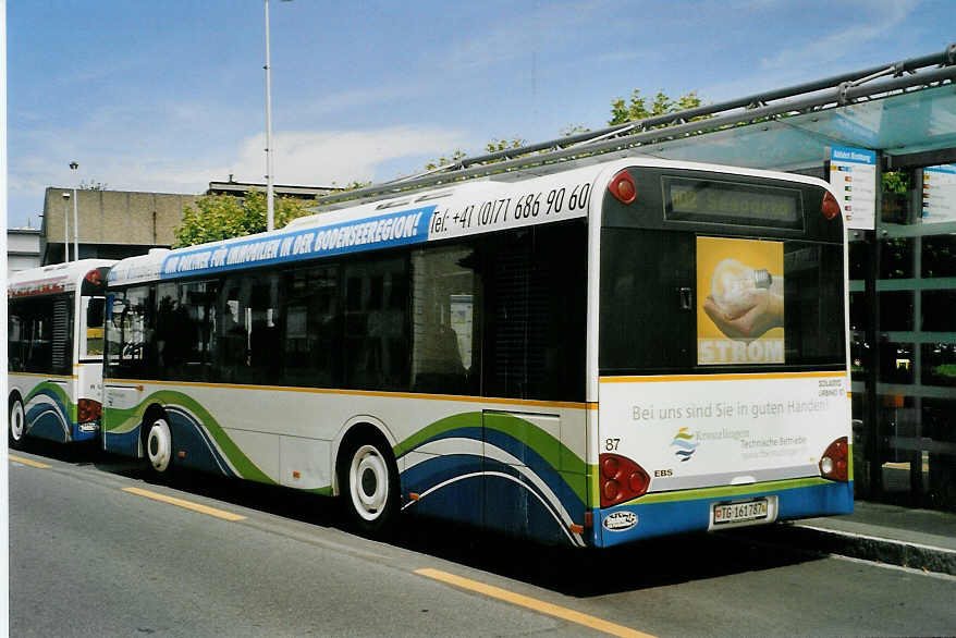 (088'329) - SBK Kreuzlingen - Nr. 87/TG 161'787 - Solaris am 31. Juli 2006 in Kreuzlingen, Brenplatz