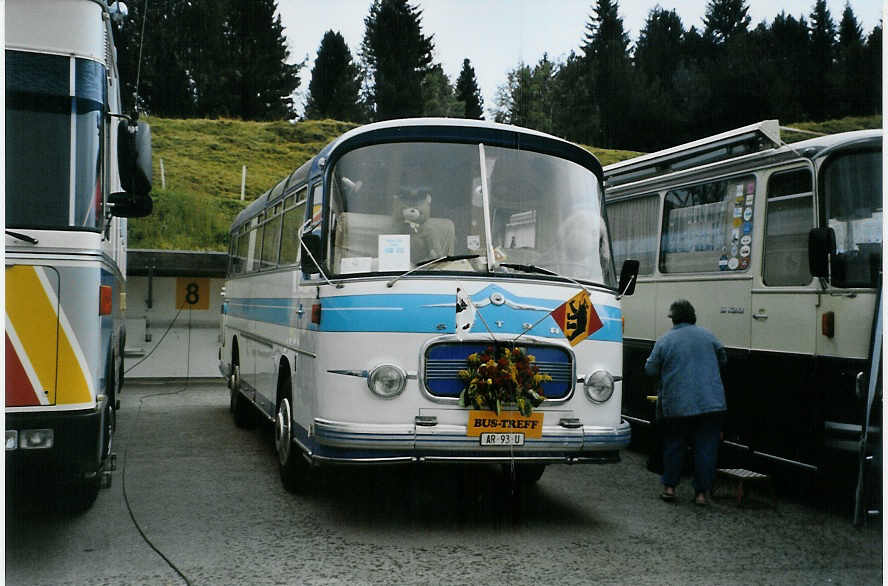 (089'113) - Niederer, Grub - AR 93 U - Setra am 19. August 2006 auf dem Gurnigelpass