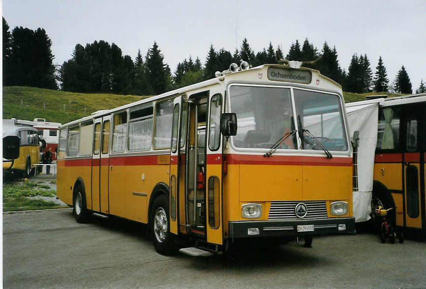 (089'202) - Gadliger, Horgen - ZH 293'555 - Saurer/Tscher (ex Lienert&Ehrler, Einsiedeln; ex Lienert, Einsiedeln) am 19. August 2006 auf dem Gurnigelpass