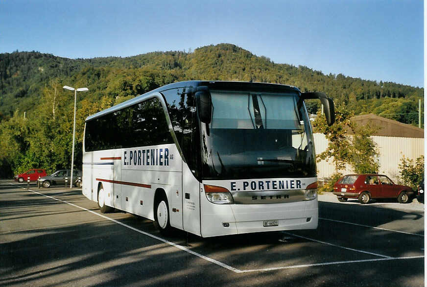 (089'637) - Portenier, Adelboden - Nr. 3/BE 64'522 - Setra am 5. September 2006 in Thun, Seestrasse