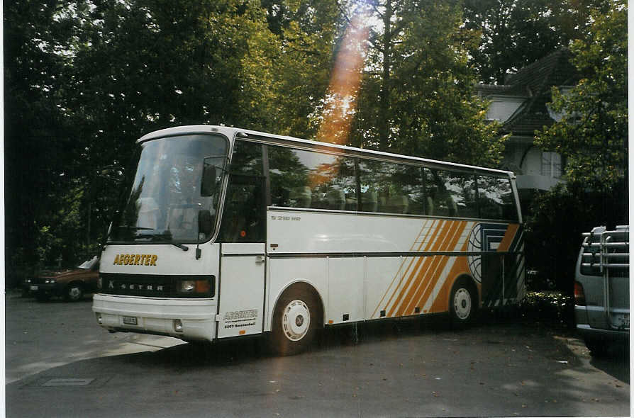 (089'811) - Aegerter, Hunzenschwil - AG 439'782 - Setra (ex Fankhauser, Sigriswil) am 30. September 2006 in Thun, Grabengut